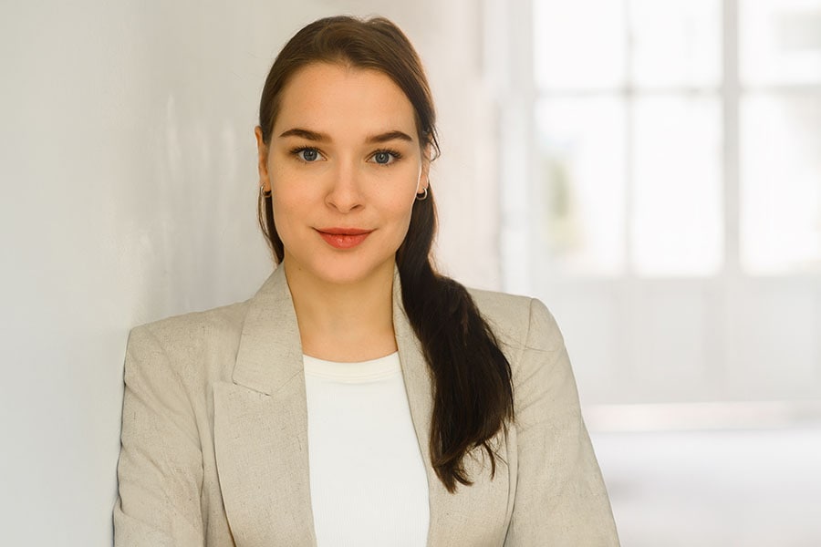 Bewerbungsbild Studentin